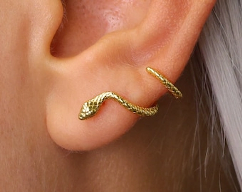 Boucles d’oreilles de serpent