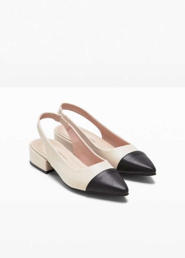 Slingback pumps