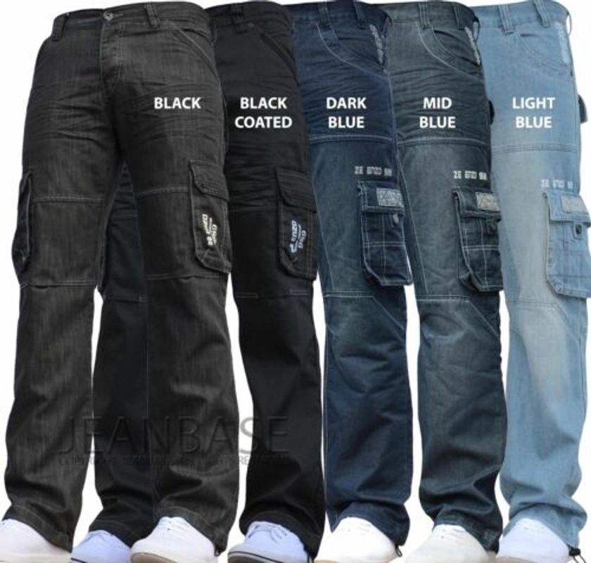 Nuevos pantalones de carga para hombre Jeans Combat Argentina | Ubuy