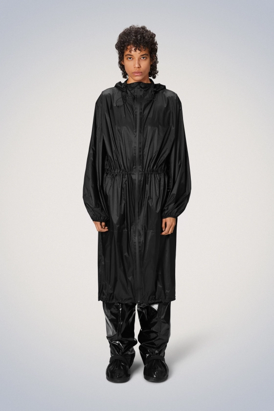 Rains® Norton Longer Rain Jacket en Black pour 200 € | Livraison Gratuite