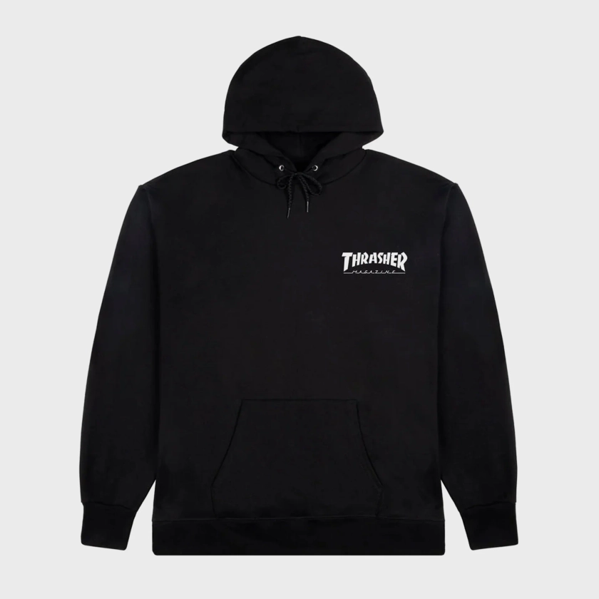 Thrasher Magazine Mens Little Thrasher Hoodie - Black