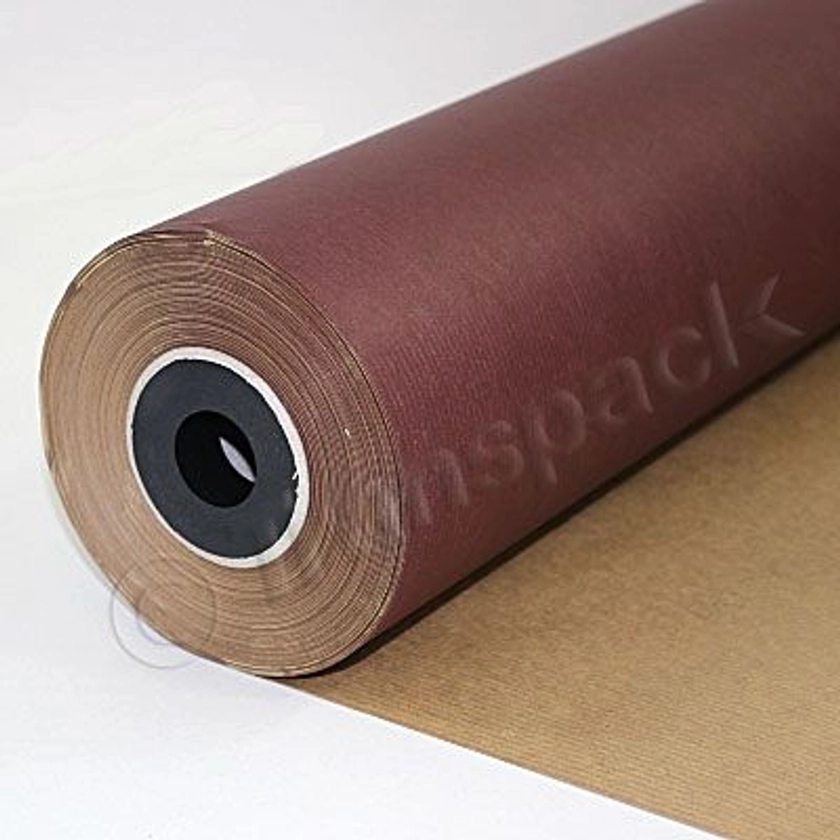 Coloured Kraft Wrapping Paper in Burgundy - 500m x 120m