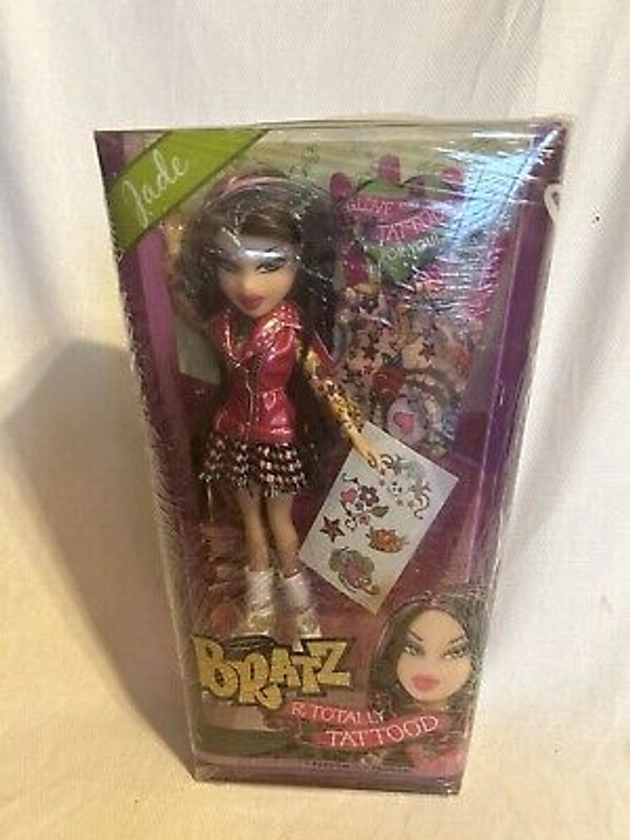 Bratz Totally Tattooed Tattoo’d Tattoo Jade Doll, VERY RARE DOLL NEW!!!!!