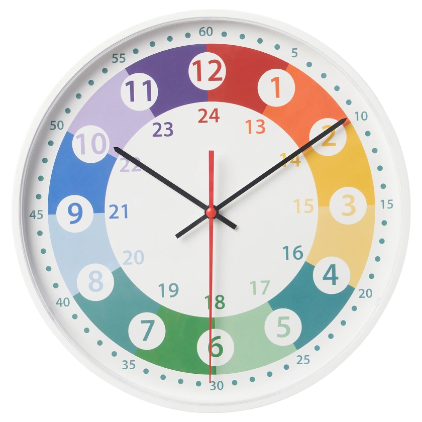 KORVTRÄD Wall clock - multicolour 28 cm