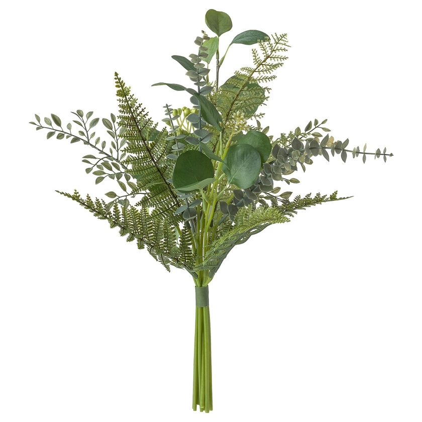 SMYCKA Bouquet artificiale - da interno/esterno verde 50 cm