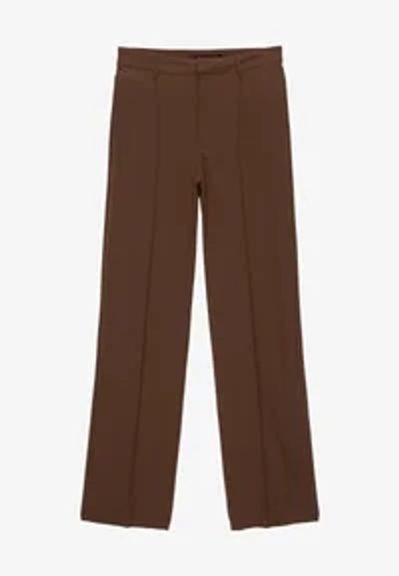 SEAMED - Pantalon classique - light brown