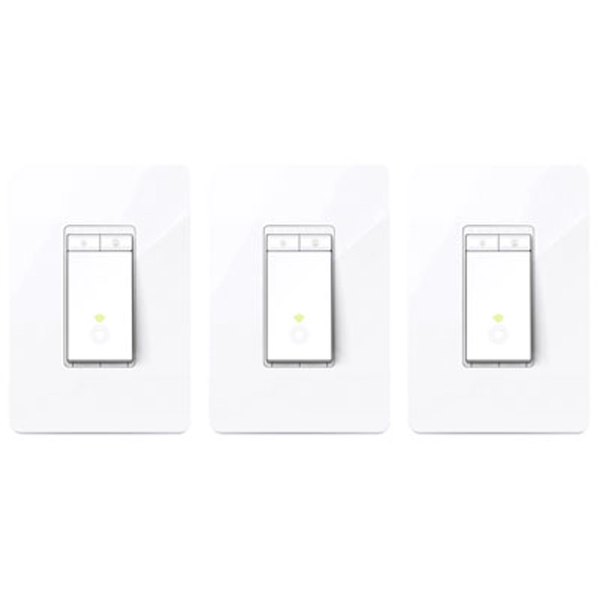 TP-Link Kasa Smart Wi-Fi Dimmer Light Switch - 3-Pack