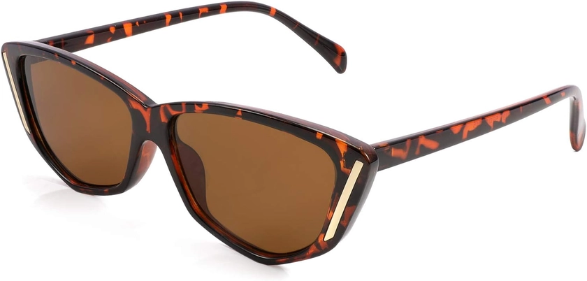 FEISEDY Fashion Unisex Irregular Cat Eye Sunglasses Women Men B2711