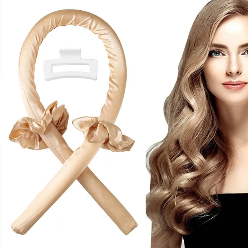 4 pièces/set Bigoudis de bandeau sans chaleur et rouleaux de cheveux en éponge pour coiffure de cheveux décontractés, DIY Black Friday