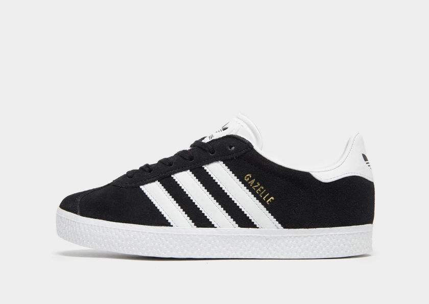 Black adidas Originals Gazelle II Children | JD Sports UK 