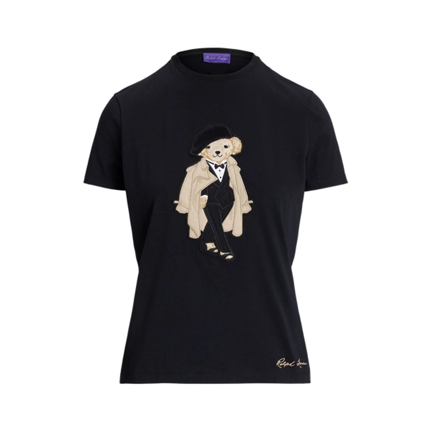 T-shirt Trench Polo Bear en coton pour femme | Ralph Lauren® FR