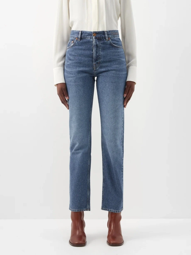 CHLOÉ Semeru high-rise straight-leg jeans - Matchefashion