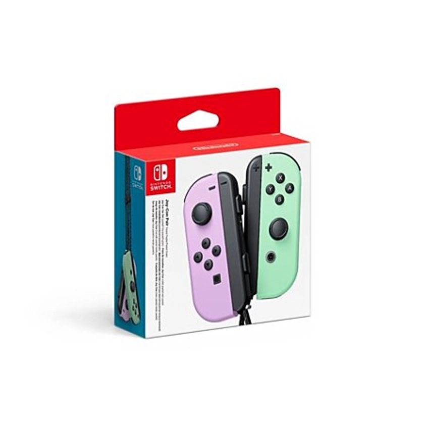 Paire de manettes Joy-Con gauche violet pastel & droite vert pastel (SWITCH)