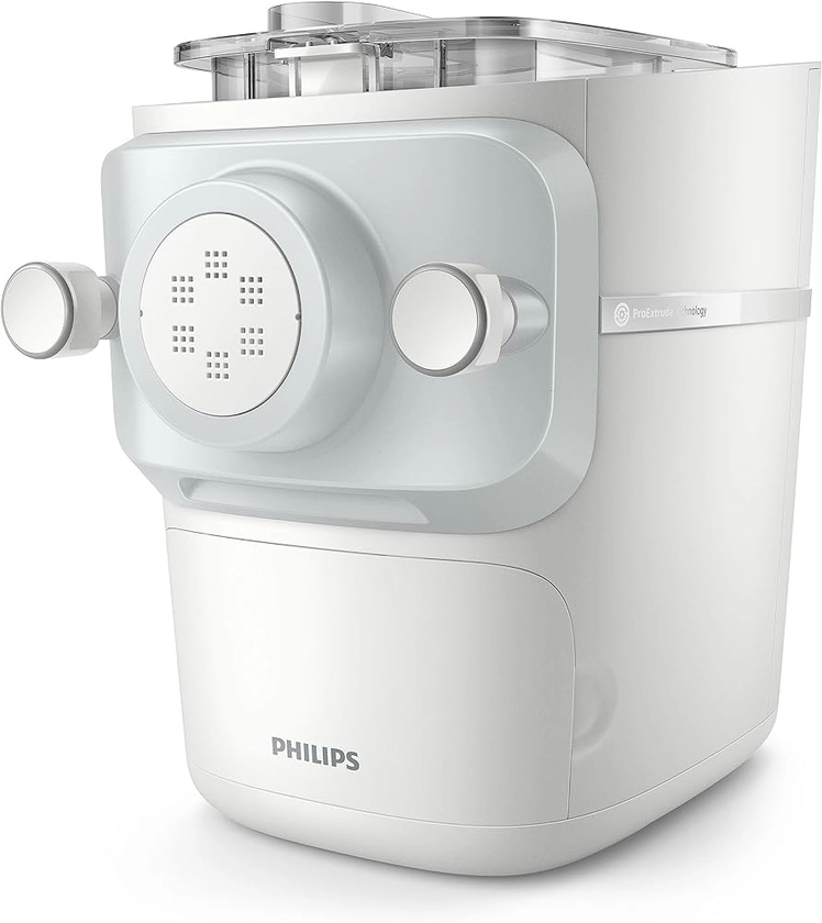 Amazon.com: Philips 7000 Series Pasta Maker, ProExtrude Technology 150W, 8 discs, Perfect Mixing Technology, Preapre up to 8 Portions, HomeID App, White, (HR2660/03) : Home & Kitchen