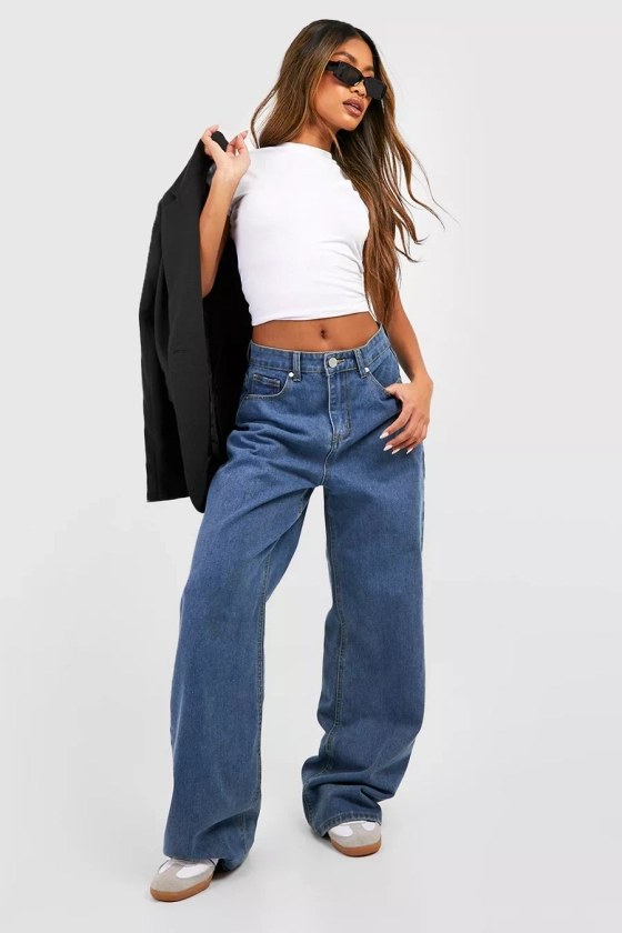 High Waisted Wide Leg Jeans