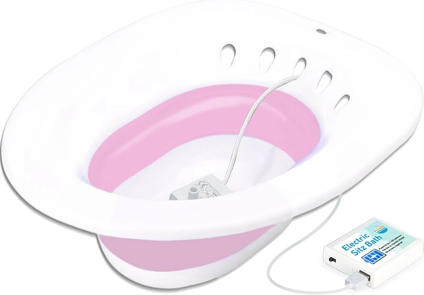 Amazon.com: Pochik Banheira elétrica Sitz, banho Sitz para assento de vaso sanitário, banheira de cuidados pós-parto para hemorroidas, kit de banho para mulheres, lavagem automática, dobrável : Saúde e Casa