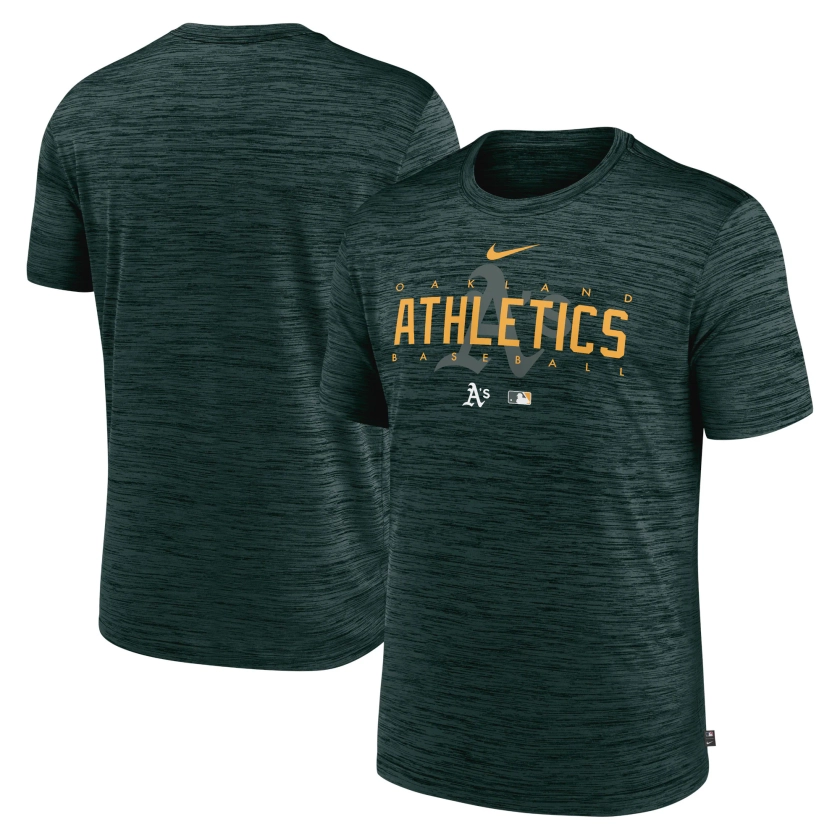 Oakland Athletics Nike Authentic Collection DRI-FIT Velocity T-Shirt - Mens