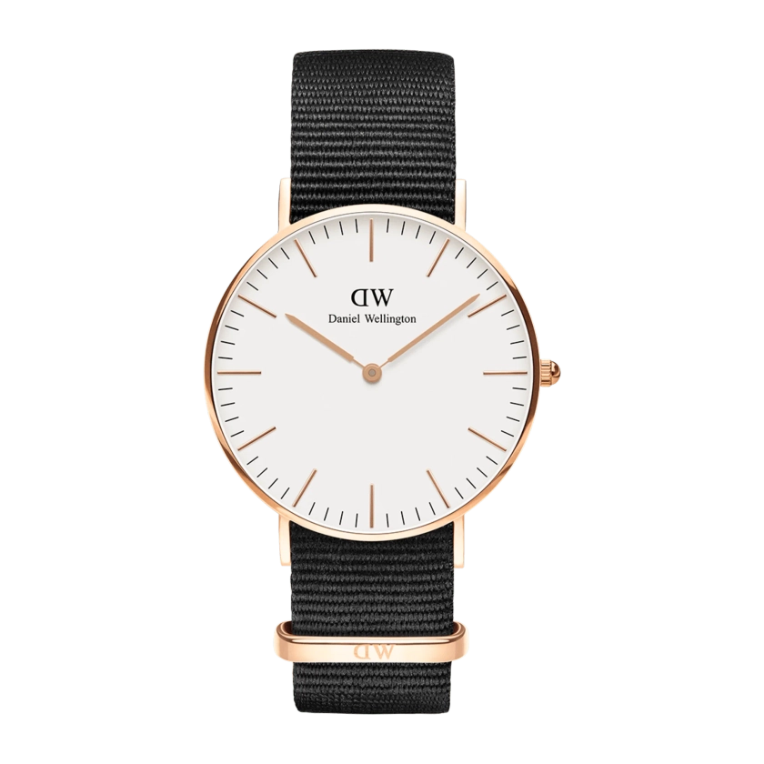 Cornwall - Montre pour homme Or Rose - 40mm | DW