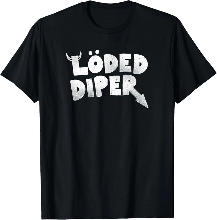 Diary of a Wimpy Kid LÖDED DIPER Distressed Logo T-Shirt