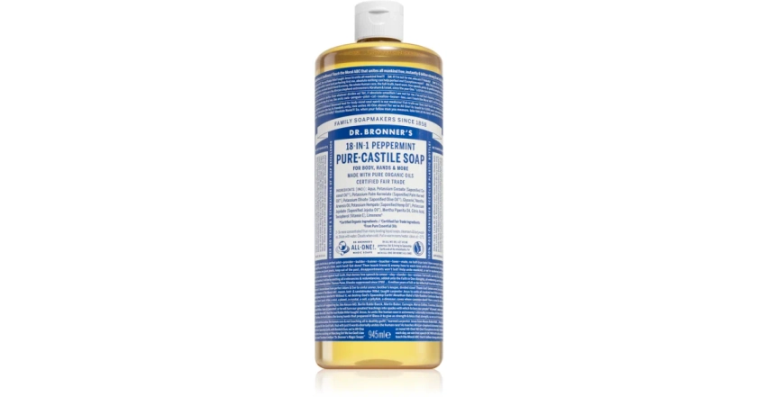 Dr. Bronner’s Peppermint savon liquide universel | notino.fr