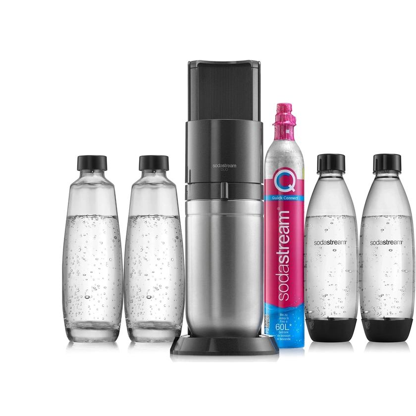 Sodastream Duo Sparkling Water Maker Mega Pack - Black
