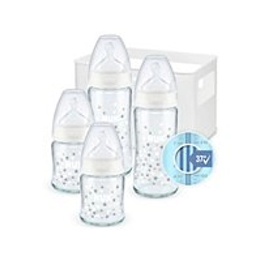 NUK First Choice+ Glass Baby Bottles Starter Set | Baby | George at ASDA