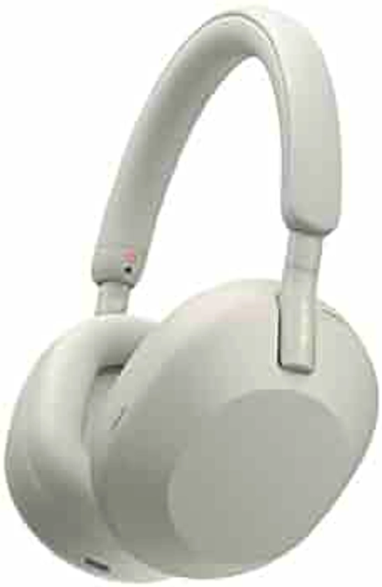 Sony WH-1000XM5 -Casque sans Fil à réduction de Bruit, 30h d'autonomie, Casque Arceau Bluetooth, optimisé pour Alexa et Google Assistant, iOS et Android avec Micro intégré, Argent