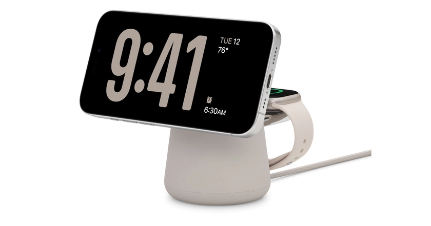 Belkin BOOST↑CHARGE™ PRO 2-in-1 Wireless Charging Dock with MagSafe