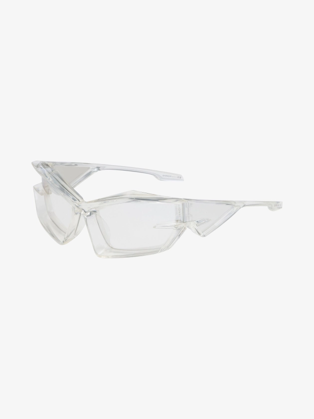 Lunettes de soleil unisexe Giv Cut en injecté - transparent | GIVENCHY FR