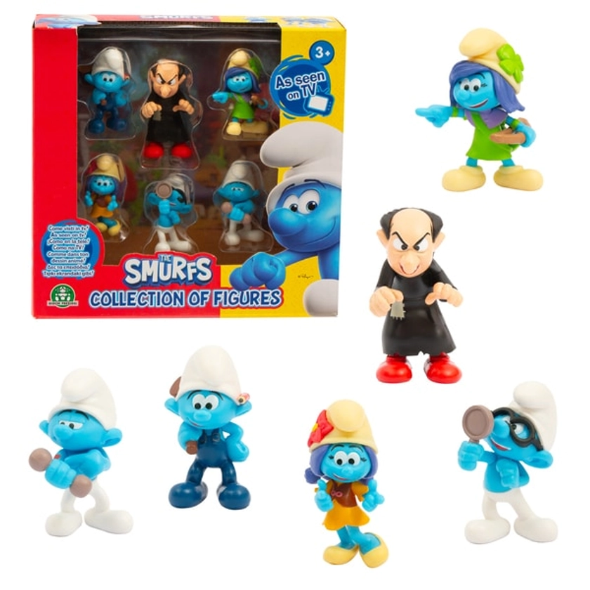 Coffret surprise 6 figurines 5,5 cm - Les Schtroumpfs