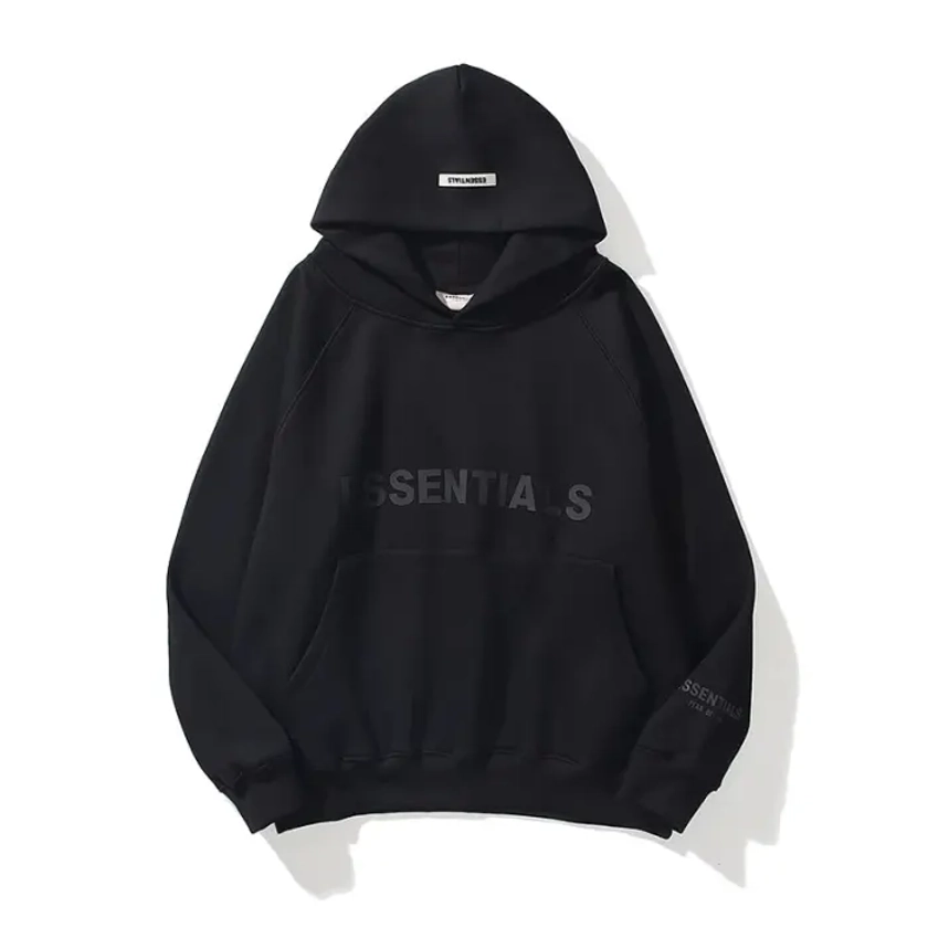 Essentials Casual Black Hoodie – Essentials®️ Official Store