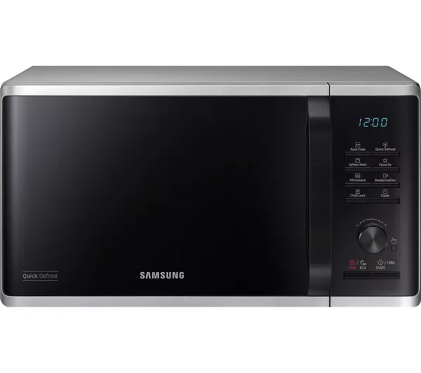 Buy SAMSUNG MS23K3515AS/EU Solo Microwave - Silver | Currys
