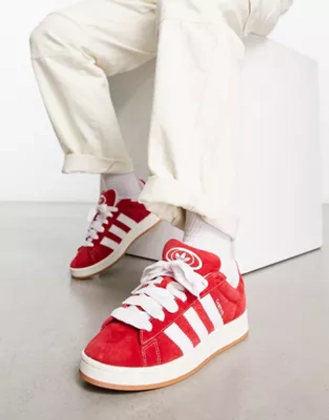 adidas Originals – Campus – Röda 00-talsinspirerade sneakers | ASOS