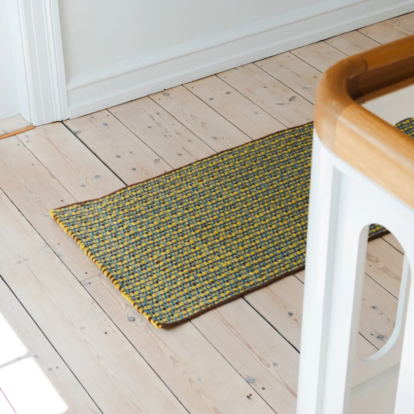 Striped Jute Runner - Mango