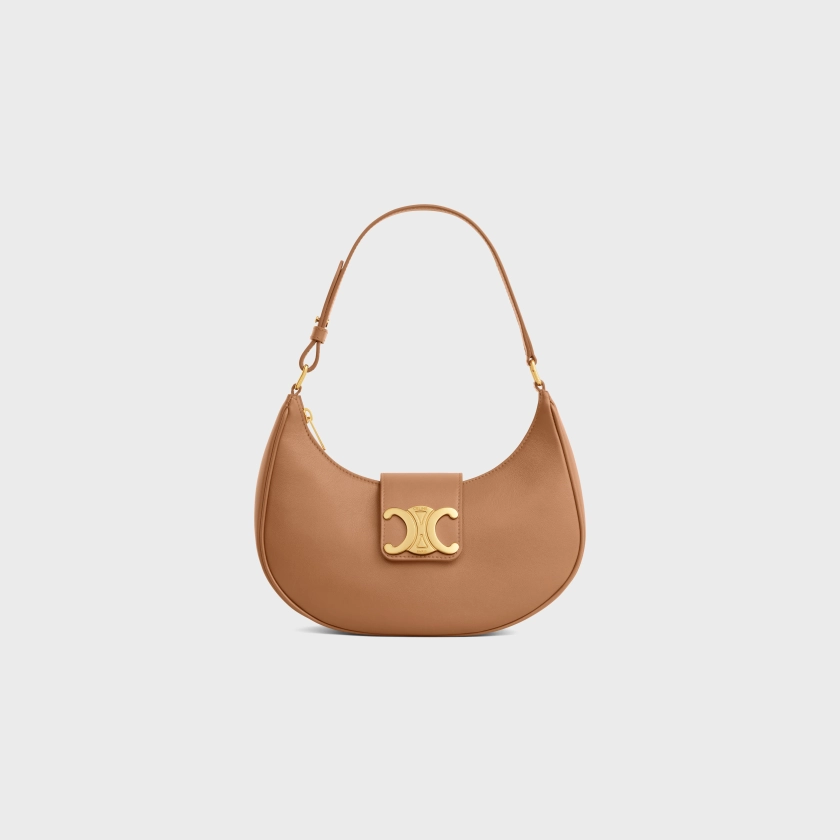 MEDIUM AVA TRIOMPHE BAG IN SMOOTH CALFSKIN - BRONZE | CELINE