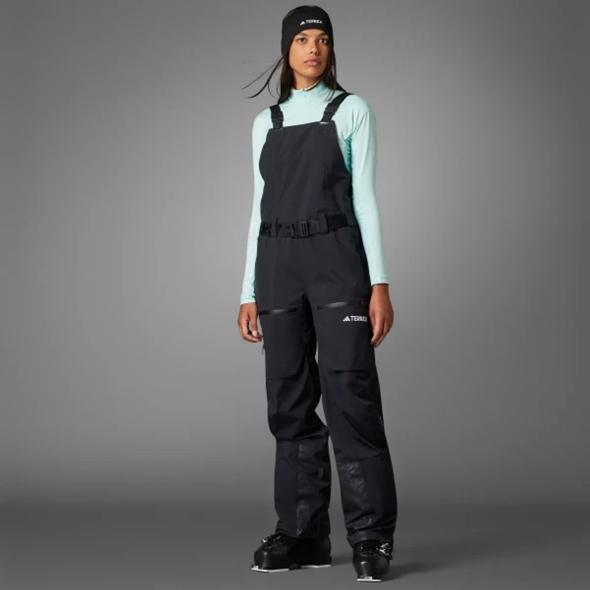 adidas TERREX TECHROCK 3L GORE-TEX BIB-PANTS - Μαύρο | adidas Ελλάδα