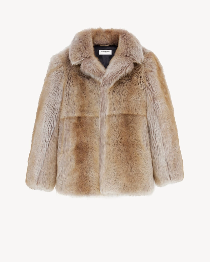 Manteau en shearling | Saint Laurent | YSL.com