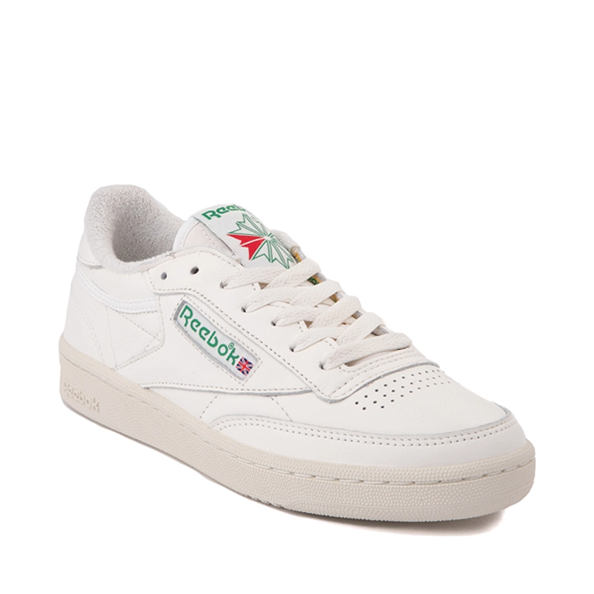 Womens Reebok Club C Vintage 85 Athletic Shoe - Chalk / Alabaster / Glen Green