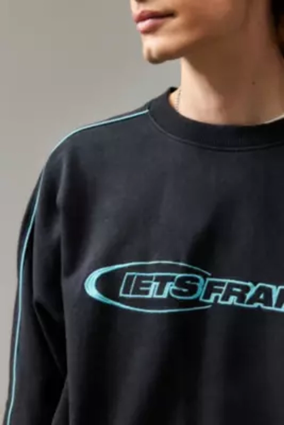 iets frans... Black Piped Sweatshirt