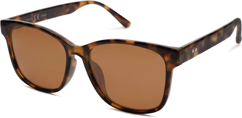 SOJOS Polairzed Sunglasses Womens Mens Trendy Square Shades SJ2203