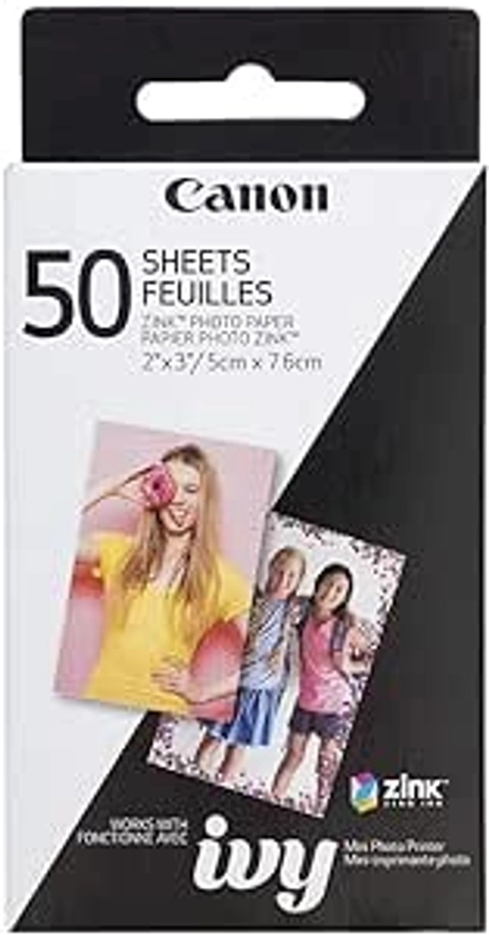 Canon ZINK Photo Paper Pack, 50 Sheets