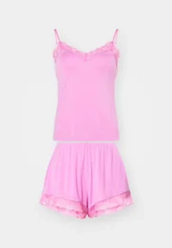 Hunkemöller SET - Pyjama - pink/donkerroze - Zalando.be