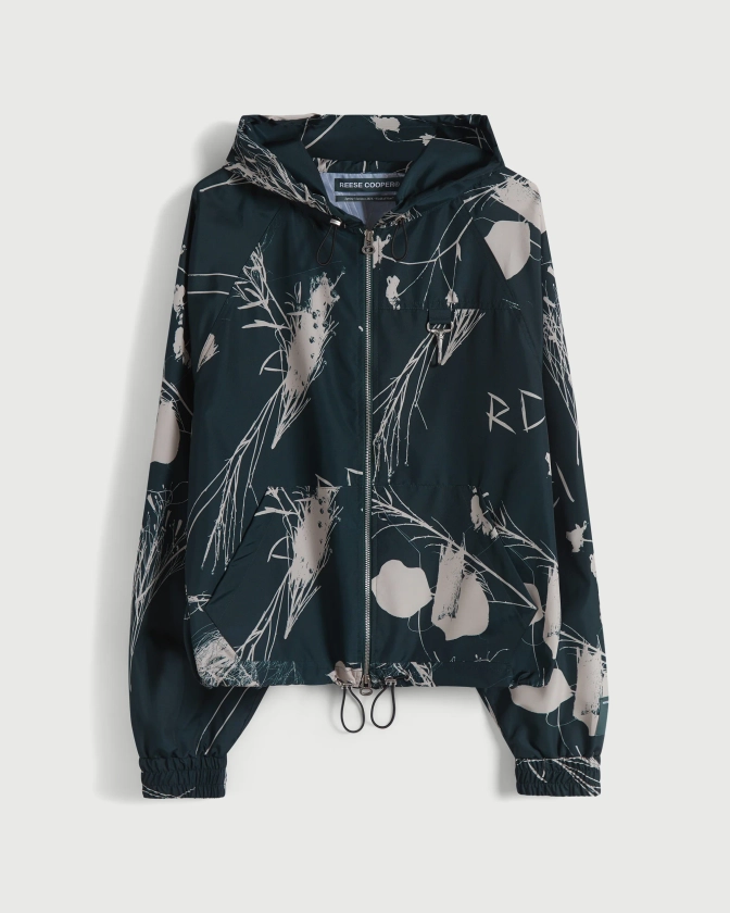 Desert Brush Ripstop Packable Hooded Jacket in Forest