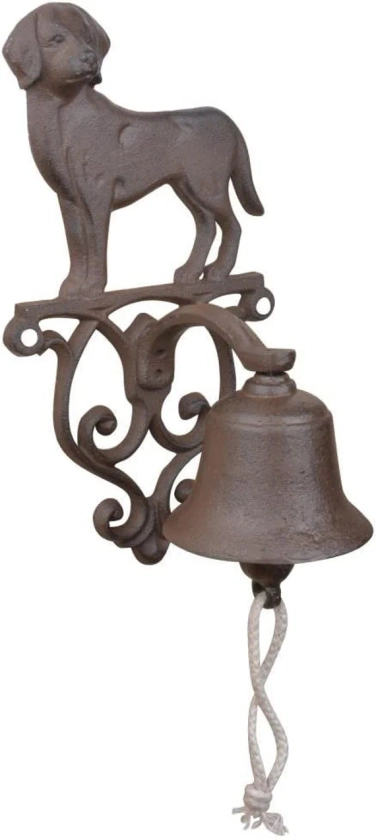 Door bell made of cast iron hedgehog, birds, dog, cat, welcome antique design country house handmade eye-catcher