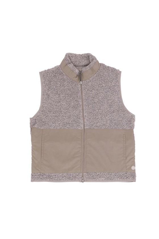 Signal Gilet - Greige Curly Wool