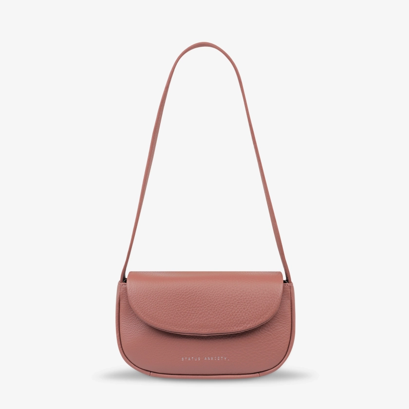 One Of These Days Dusty Rose Leather Bag | Status Anxiety®