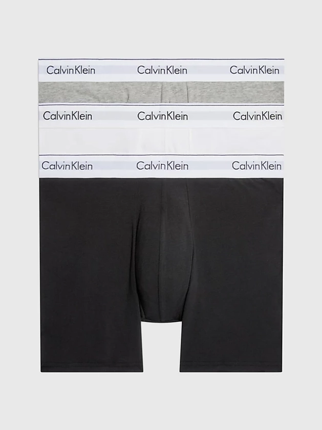 Lot de 3 boxers longs - Modern Cotton Calvin Klein® | 000NB2381AMP1