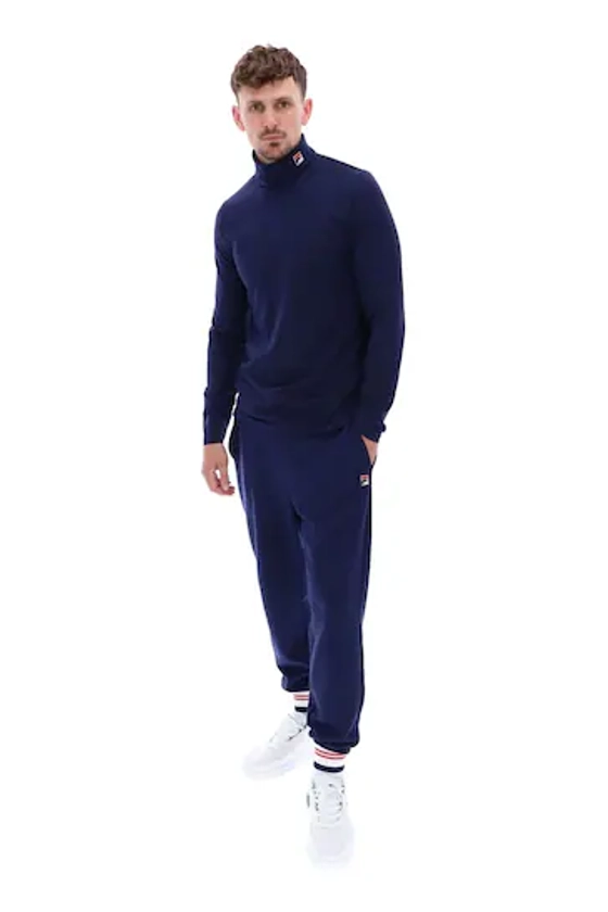 Buy Fila Blue 19th Classic Roll Neck Sweat Top from the Next UK online shop