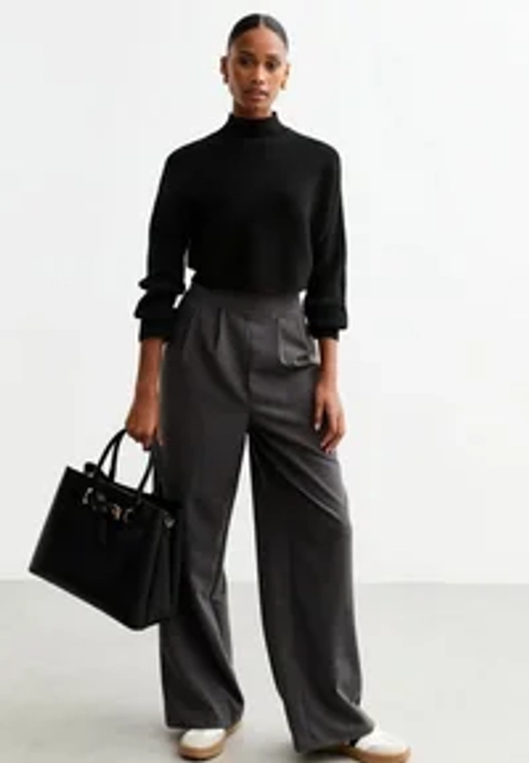 New Look CROP - Pullover - black/noir - ZALANDO.FR