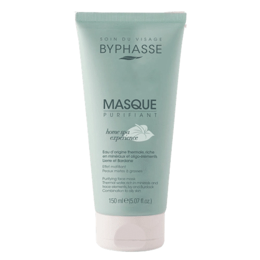 BYPHASSE Masque Purifiant Visage Peaux mixtes à grasses 150ml Univers Cosmetix Dakar - Sénégal